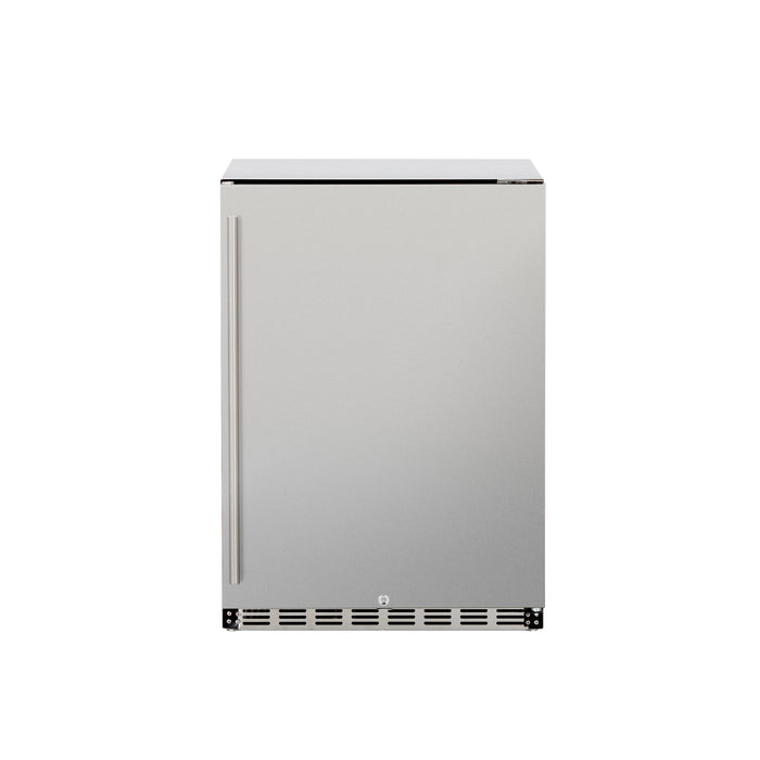 TrueFlame 24" 5.3 Cu. Ft. Deluxe Outdoor Rated Refrigerator - TF-RFR-24D