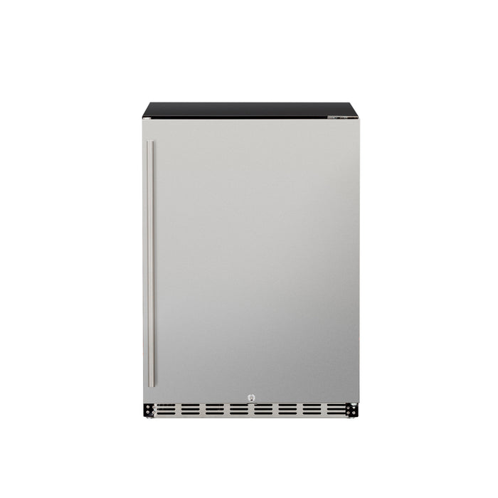 TrueFlame 24" 5.1 Cu. Ft. Outdoor Rated Refrigerator - TF-RFR-24S-A