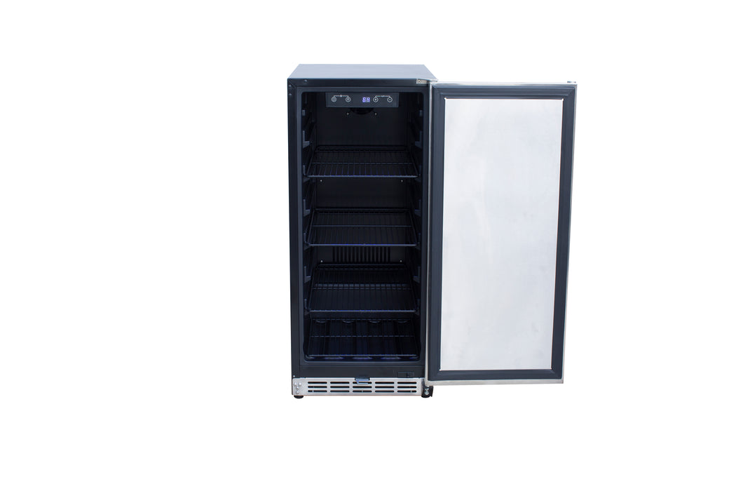 TrueFlame 15" 3.2 Cu. Ft. Outdoor Rated Refrigerator - TF-RFR-15S