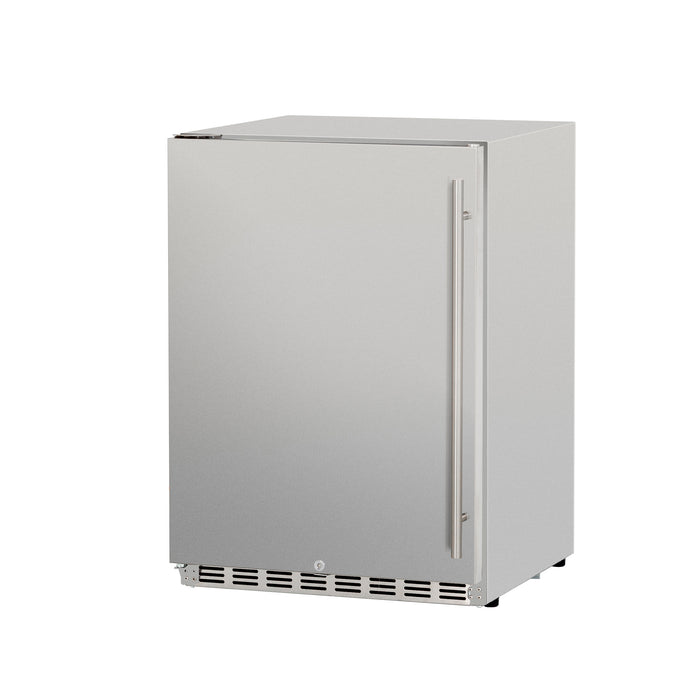 TrueFlame 24" 5.3 Cu. Ft. Deluxe Outdoor Rated Refrigerator - TF-RFR-24D