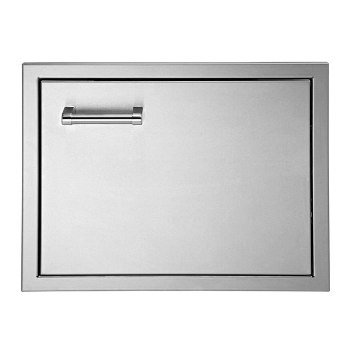 Delta Heat 22-Inch Left Hinged Stainless Steel Single Access Door - Horizontal - DHAD22L-C