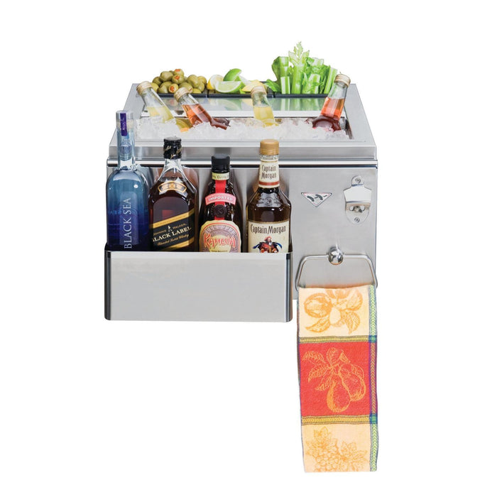 Twin Eagles 18-Inch Built-In Stainless Steel Outdoor Bar - TEOB18-B
