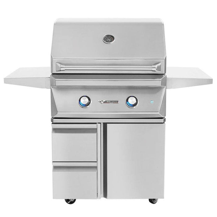 Twin Eagles 54-Inch 4-Burner Built-In Natural Gas Grill with Sear Zone & Two Infrared Rotisserie Burners - TEBQ54RS-CN