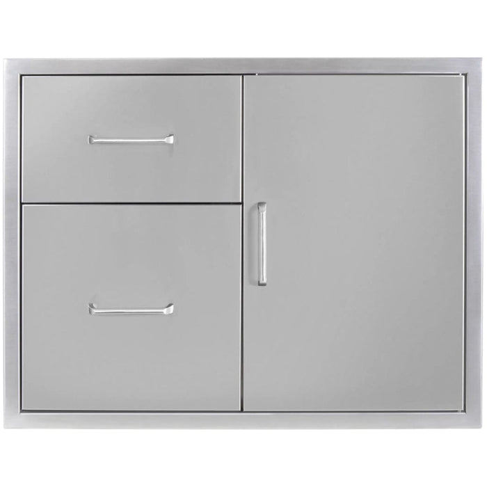 Wildfire 30" x 24" 304 Stainless Steel Door/Drawer Combo - WF-DDWCOMBO3024-SS