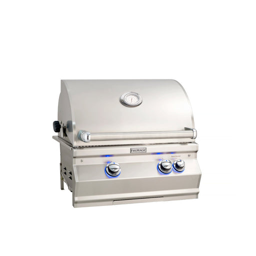 Fire Magic Aurora 24-Inch Built-In Natural Gas Grill With Analog Thermometer And Rotisserie - A430i-8EAN - Stono Outdoor Living Co