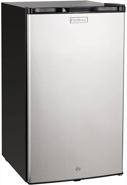 Fire Magic 20-Inch 4.0 Cu. Ft. Compact Refrigerator - Stainless Steel Door / Black Cabinet - 3598 - Stono Outdoor Living Co
