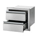 Napoleon 18-Inch Stainless Steel Double Drawer - BI-1816-2DR - Stono Outdoor Living Co