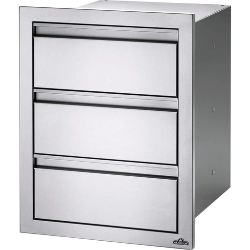 Napoleon 18-Inch Stainless Steel Triple Drawer - BI-1824-3DR - Stono Outdoor Living Co