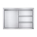 Napoleon 36-Inch Stainless Steel Single Door and Triple Drawer - BI-3624-1D3DR - Stono Outdoor Living Co