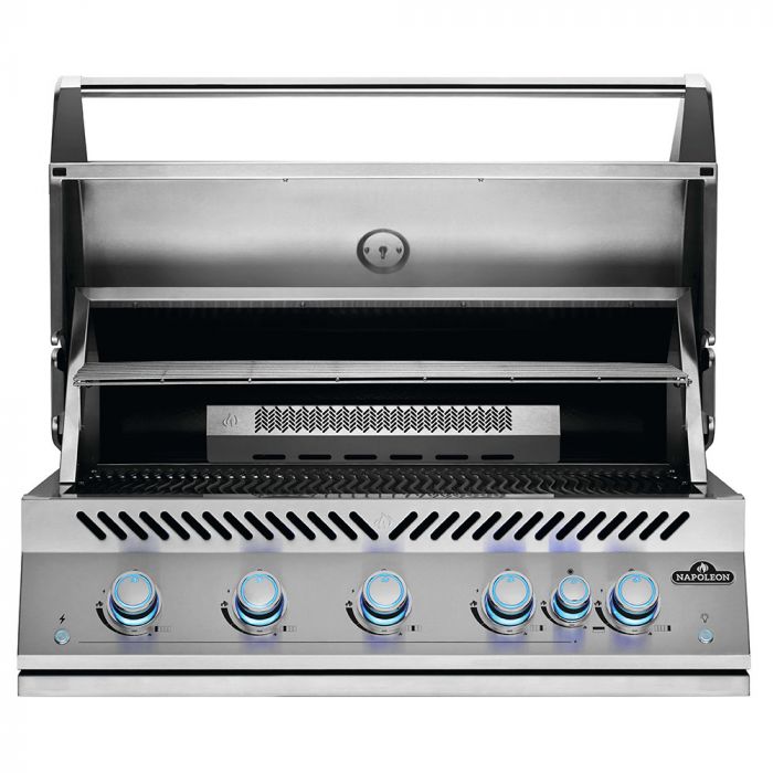 Napoleon Built-In 700 Series 38-Inch Natural Gas Grill w/ Infrared Rear Burner & Rotisserie Kit - BIG38RBNSS - Stono Outdoor Living Co