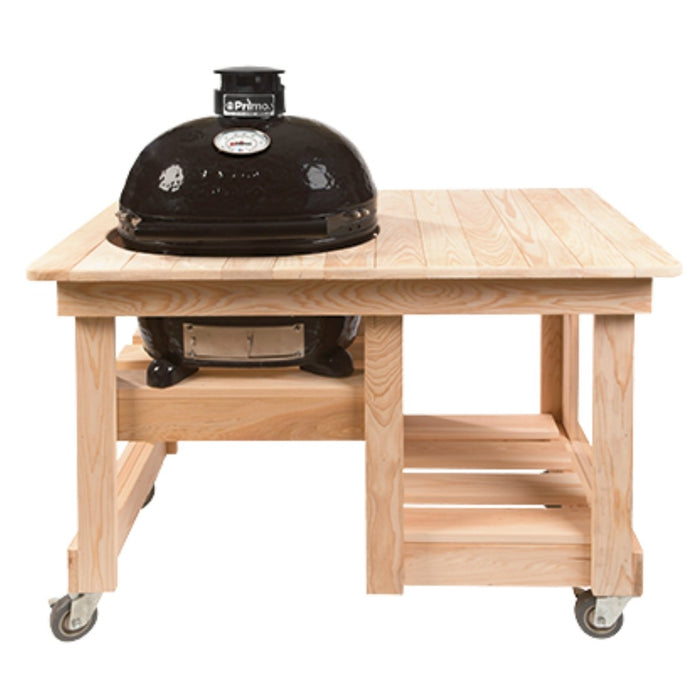 Primo X-Large Oval 400 Ceramic Kamado Charcoal Grill - PGCXLH - Stono Outdoor Living Co