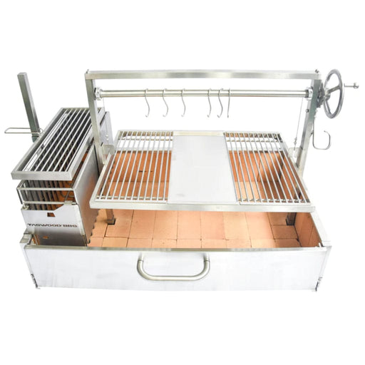 Tagwood BBQ XL Built-In Argentine Santa Maria Wood Fire & Charcoal Grill - BBQ25SS - Stono Outdoor Living Co