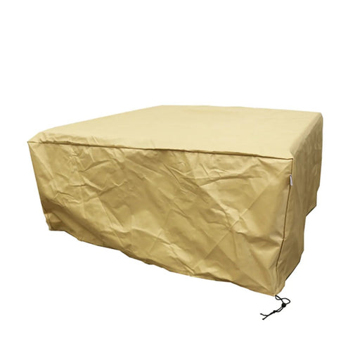 The Outdoor GreatRoom Company 37-Inch Rectangular Polyester Ripstop Fire Pit Table Cover - Tan - CVR3727 - Stono Outdoor Living Co