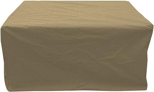 The Outdoor GreatRoom Company 39-Inch Square Polyester Ripstop Fire Pit Burner Cover for 24-Inch Square Cove Fire Pits - Tan - CVR3939 - Stono Outdoor Living Co