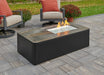 Outdoor Greatroom Company Kinney 55-Inch Rectangular Propane Gas Fire Pit Table with 24-Inch Crystal Fire Burner - KN-1224 - Stono Outdoor Living Co