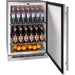 U-Line Outdoor Keg/Refrigerator Combo 24", Reversible Hinge - Stainless Steel - UOKR124-SS01A - Stono Outdoor Living Co