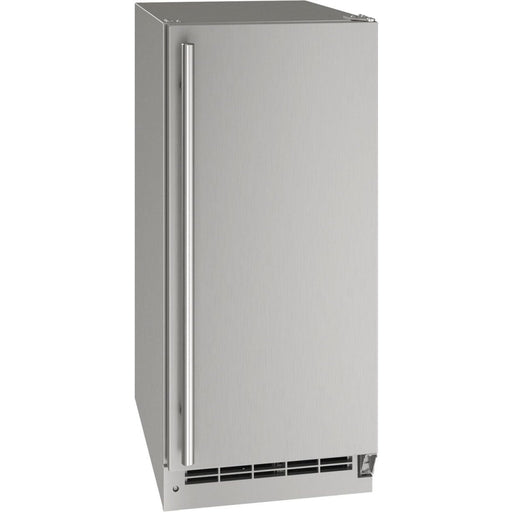 U-Line Outdoor Nugget Ice Machine 15", Pump, Reversible Hinge - Stainless Steel - UONP115-SS01B - Stono Outdoor Living Co