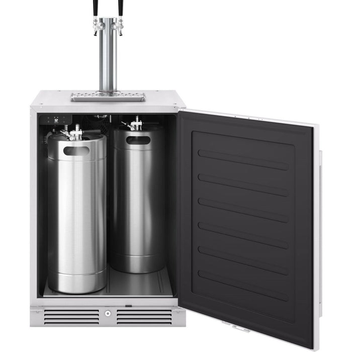 Zephyr Outdoor Kegerator & Beverage Cooler 24" - Stainless Steel - PRKB24C01AS-OD - Stono Outdoor Living Co