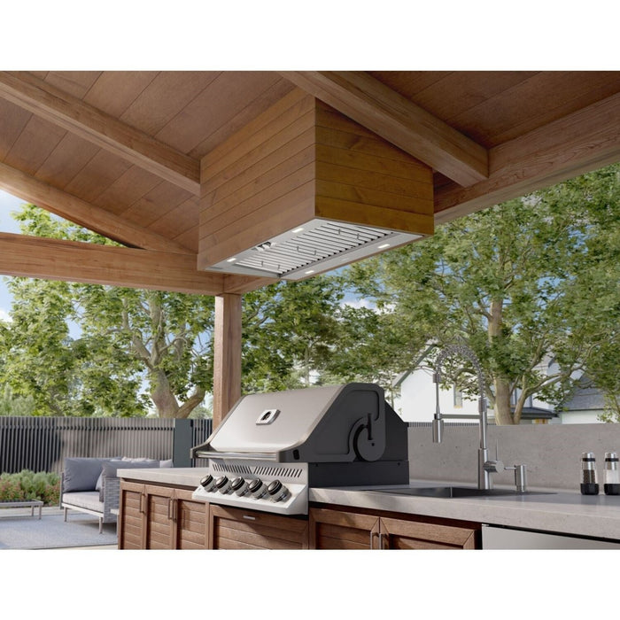 Zephyr Spruce Insert Outdoor 42" LED 1200 CF - Stainless Steel - AK9840BS - Stono Outdoor Living Co
