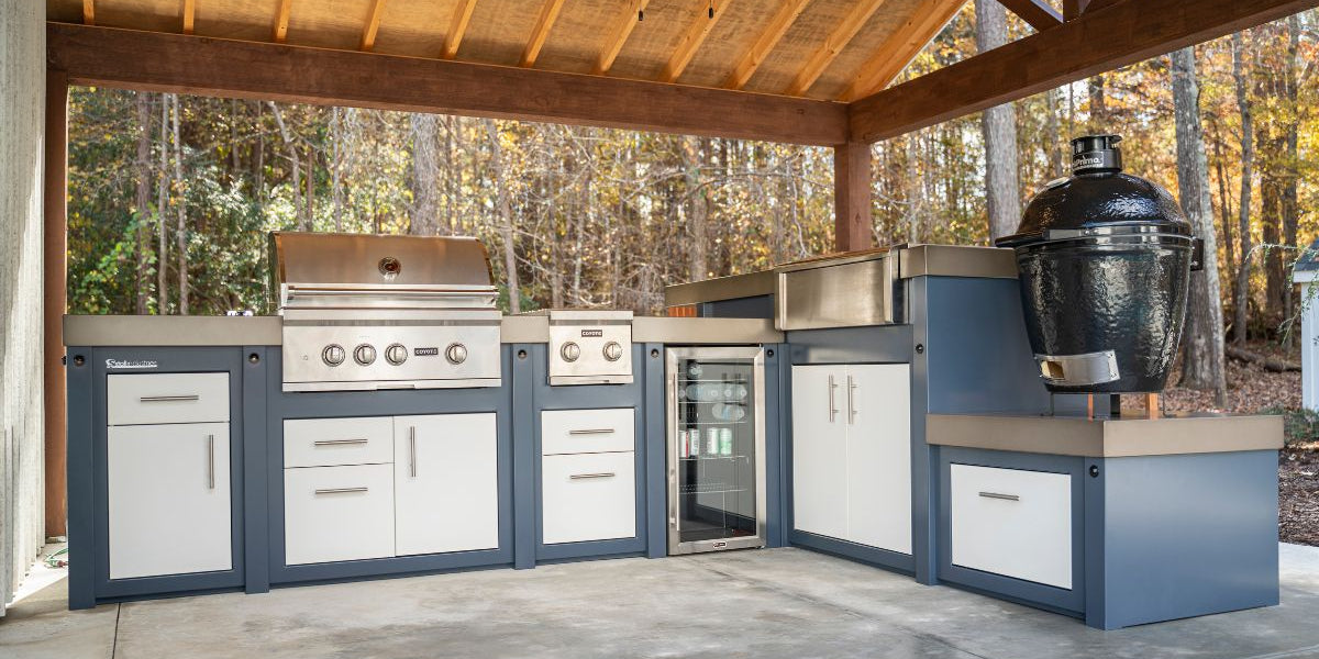 How to Design an Outdoor Kitchen Around Your Actual Space | Stono Outd