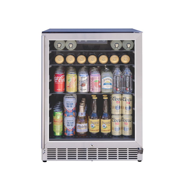 TrueFlame 24" 5.1 Cu. Ft. Outdoor Rated Refrigerator - AMD-RFR-24G