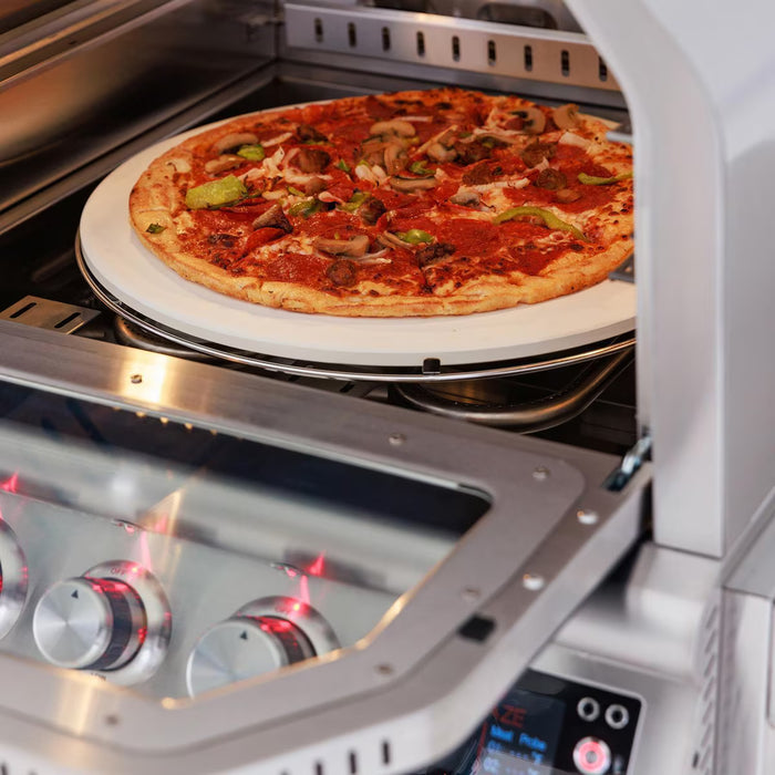 Blaze 26-Inch Countertop Natural Gas Outdoor Oven W/ Rotisserie & Countertop Sleeve - BLZ-26-PZOVN-NG