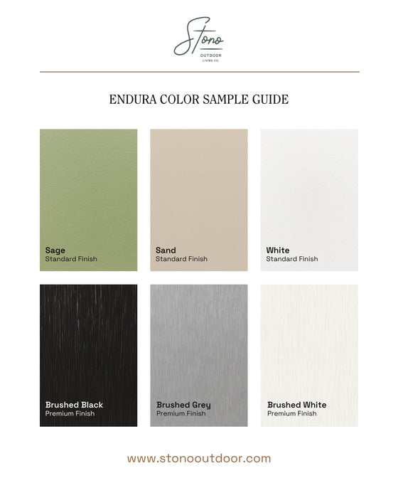 Color Sample Kit Color Swatch Sample Kit - Elevate Your Outdoor Cooking Game