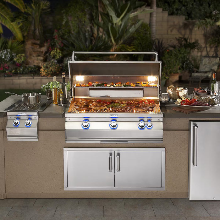 Fire Magic 40" Grills, Aurora A790i Built-In Grills with Analog Thermometer - A790i-8EAP