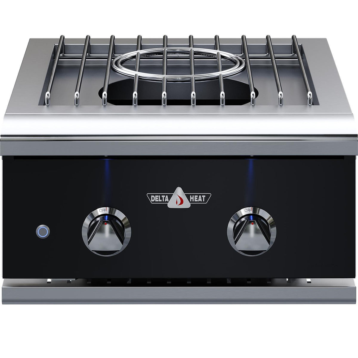 Delta Heat 22-Inch Built-In Natural Gas Power Burner - Black Control ...