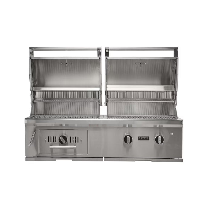 Coyote 50" Hybrid Grill, Built-In - C3HY50NG