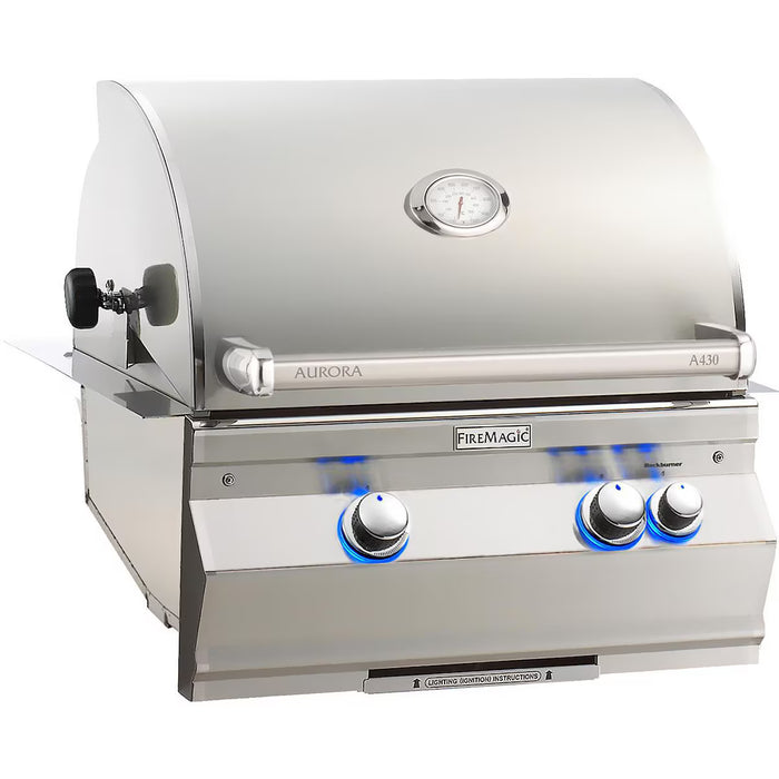 Fire Magic 27" Grills, Aurora A430i Built-In Grills with Analog Thermometer - A430i-7LAN