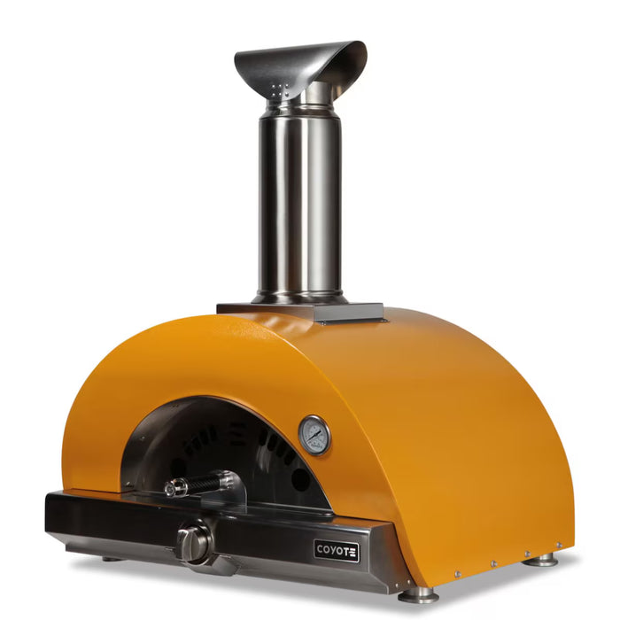Coyote 30" Hybrid Multi-Fuel Outdoor Oven in Yellow - C1PZ30HYNG