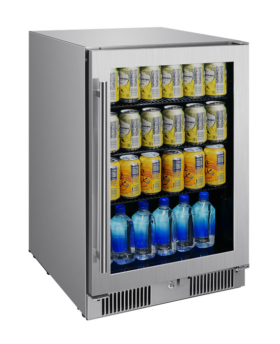 Blaze 20-Inch 4.5 Cu. Ft. Outdoor Rated Beverage Cooler w/ Lock - BLZ-GDBEV20-4.5