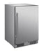 Stono Outdoor Living The Blaze 20-Inch 4.3 Cu. Ft. Outdoor Rated Refrigerator w/ Lock (BLZ-SSRF20-4.3) by Blaze is shown against a plain white background, featuring stainless steel construction and ideal for BBQ islands.