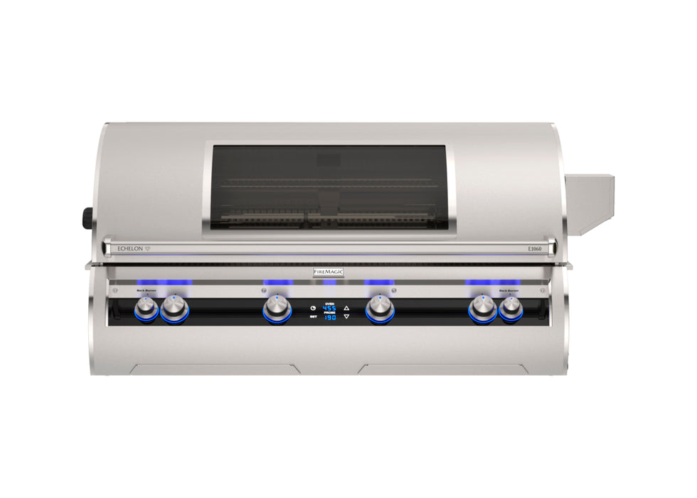 Fire Magic 52" Grills, Echelon Diamond E1060i Built-In Grills Digital Thermometer with Window - E1060i-9E1P-W