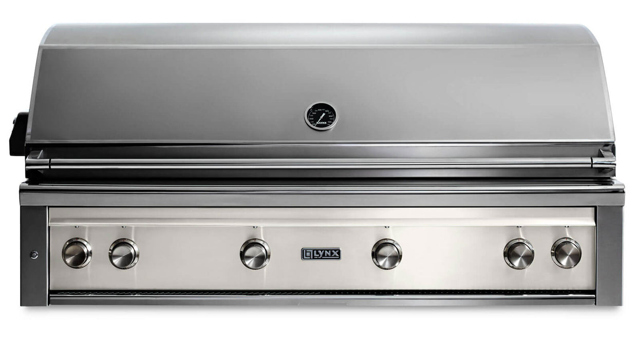 Lynx 54" Built-In Grill - 1 Trident™ w/ Rotisserie in Glacier - L54TR-GLNG