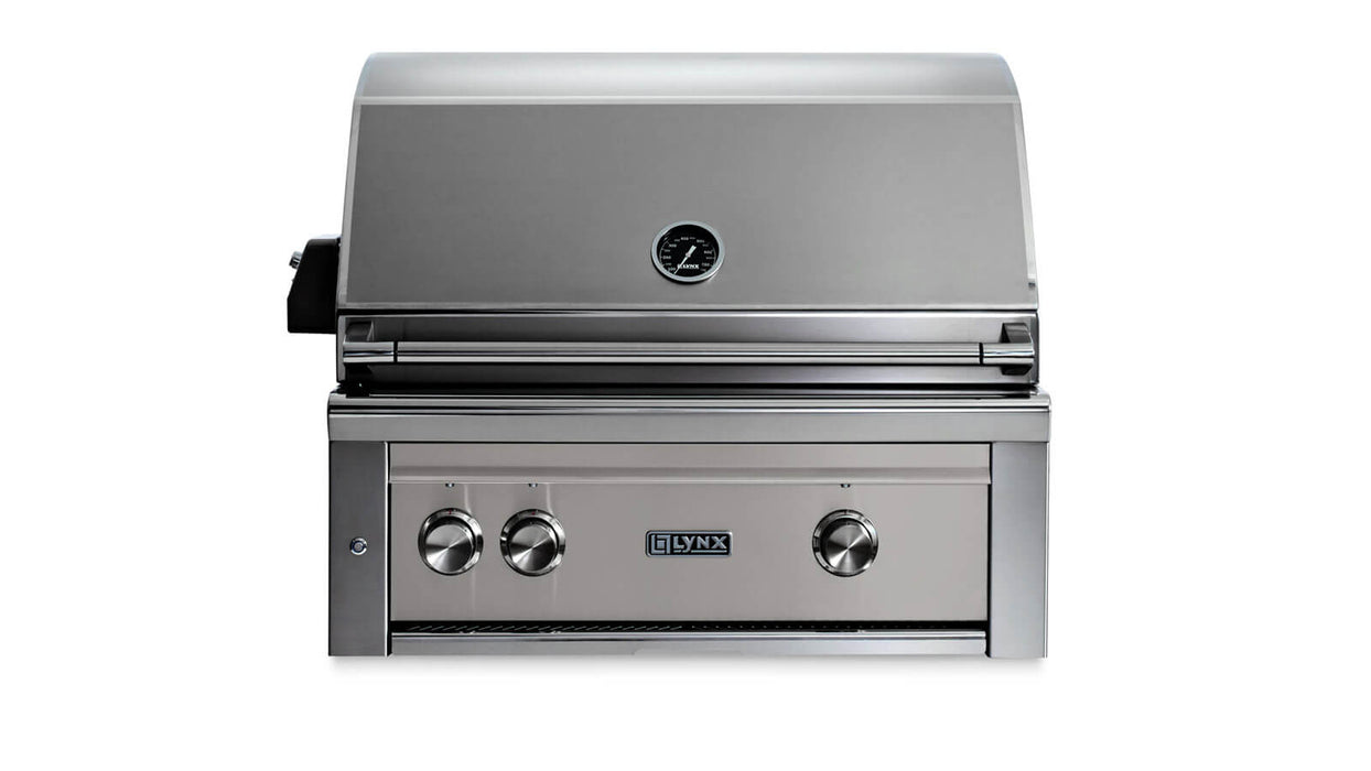 Lynx 30" Built-In Grill - All Trident™ w/Rotisserie in Limestone - L30ATR-LSNG