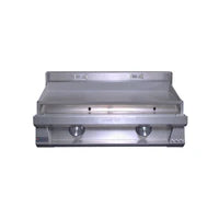 Stono Outdoor Living The Le Griddle Pro Series 75 (OML75P3) is a commercial-grade 2-burner natural gas griddle by Le Griddle, featuring a 3mm stainless steel plate and interior lights for even cooking on a flat surface.