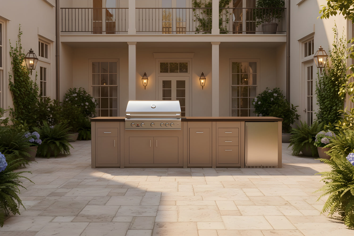 The Cooper - 140" Outdoor Kitchen Island