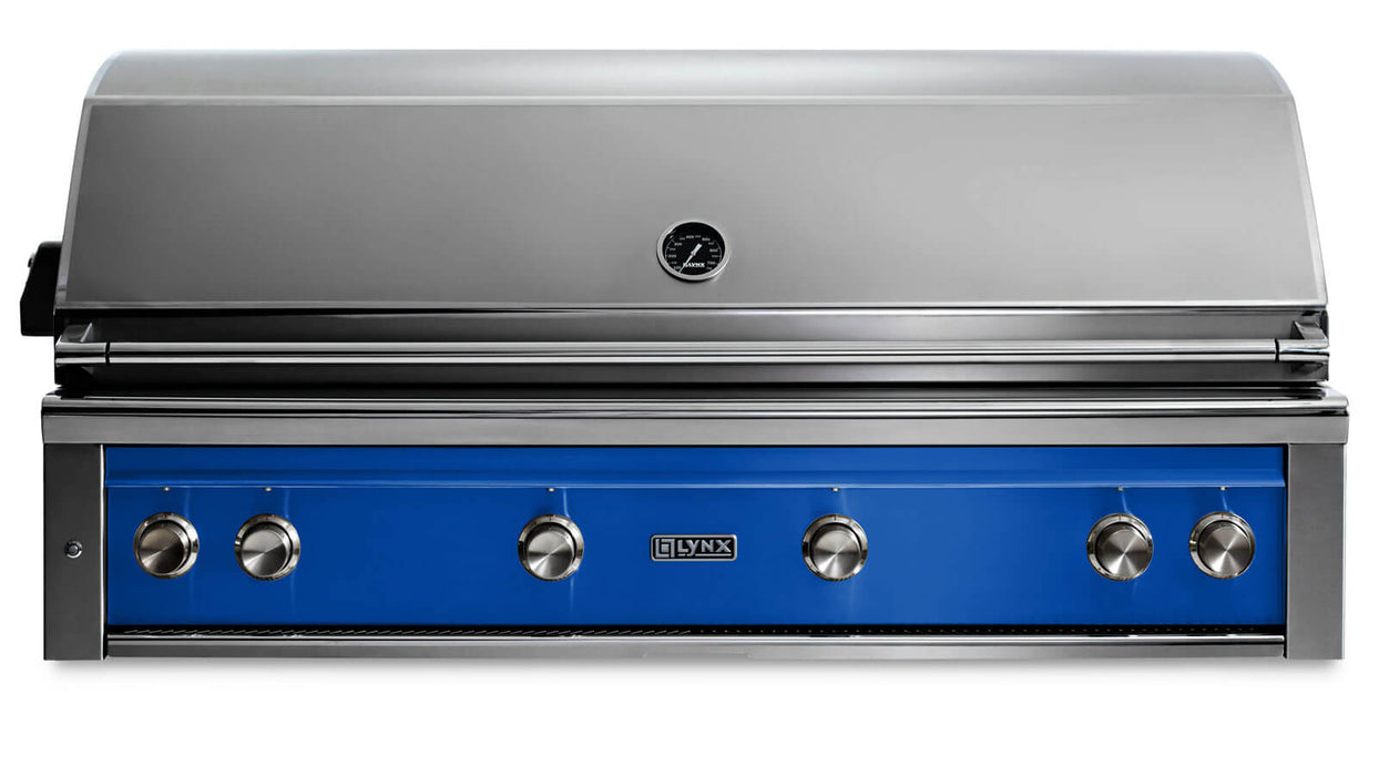 Lynx 54" Built-In Grill - 1 Trident™ w/ Rotisserie in Pacific Blue - L54TR-PBNG