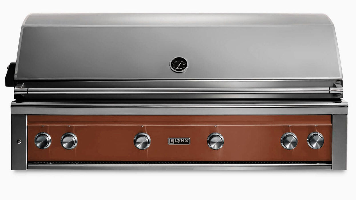 Lynx 54" Built-In Grill - 1 Trident™ w/ Rotisserie in Sierra - L54TR-SILP