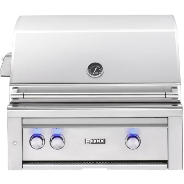 Lynx 30" Built-In Grill w/ Rotisserie in SS - L30R-3-NG