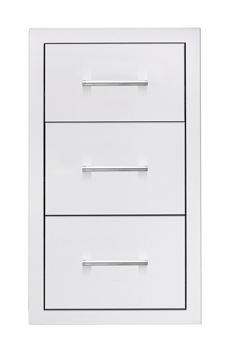 TrueFlame 17" Triple Drawer - TF-DR3-17-A