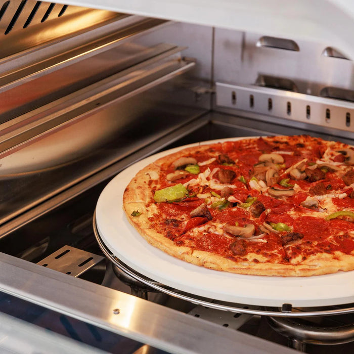 Blaze 26-Inch Countertop Natural Gas Outdoor Oven W/ Rotisserie & Countertop Sleeve - BLZ-26-PZOVN-NG