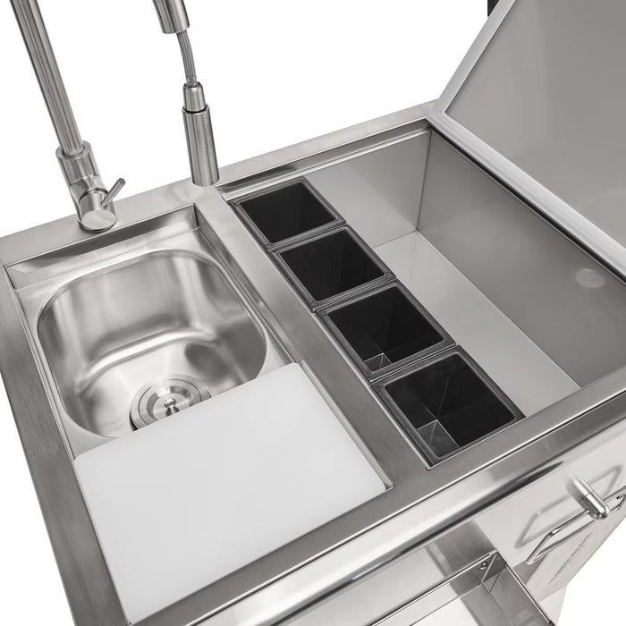 Coyote 30" Refreshment Center w/ Sink, Faucet, DI Cooler - C3RC