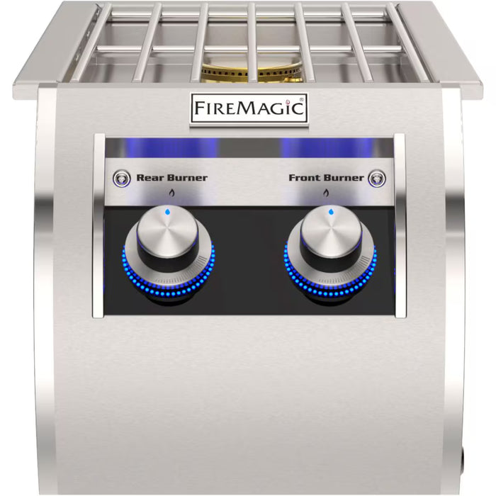 Fire Magic Echelon Diamond Built-In Natural Gas Double Side Burner - 32816P
