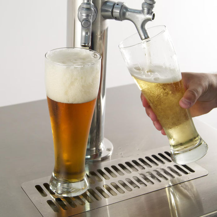 Fire Magic 24-Inch Right Hinge Outdoor Rated Dual Tap Kegerator - 3594-DR