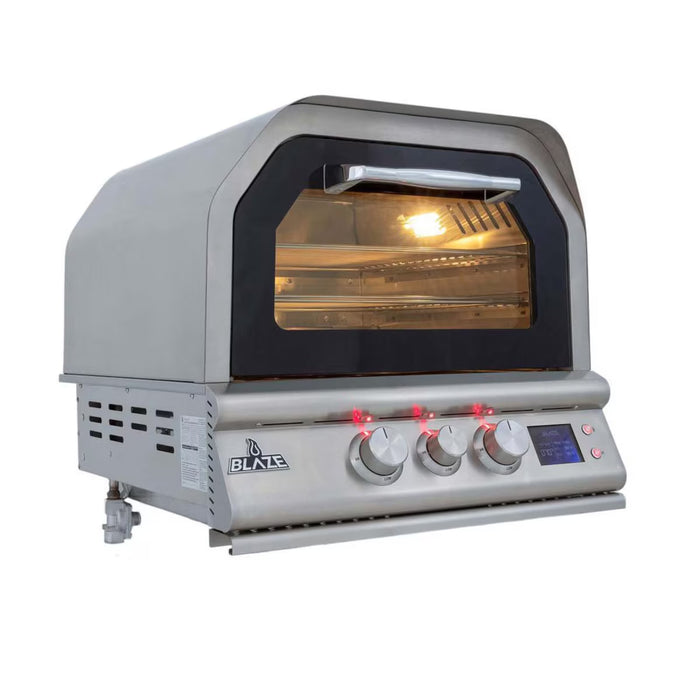 Blaze 26-in Built-In Natural Gas Outdoor Oven w/ Bluetooth Probes & Rotisserie - BLZ-LTE3OVN-LP