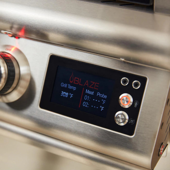 Blaze 26-Inch Countertop Natural Gas Outdoor Oven W/ Rotisserie & Countertop Sleeve - BLZ-26-PZOVN-NG