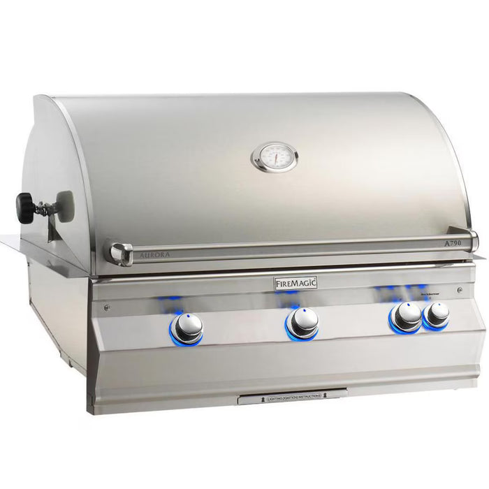 Fire Magic 40" Grills, Aurora A790i Built-In Grills with Analog Thermometer - A790i-8EAP